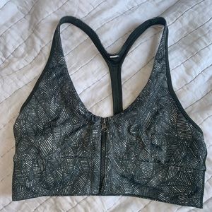 Lulu lemon zip up bra
